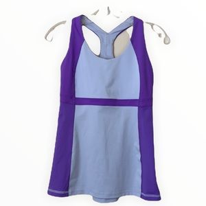 🍋5/$25 Lululemon Purple Color Block Racer Back Tank